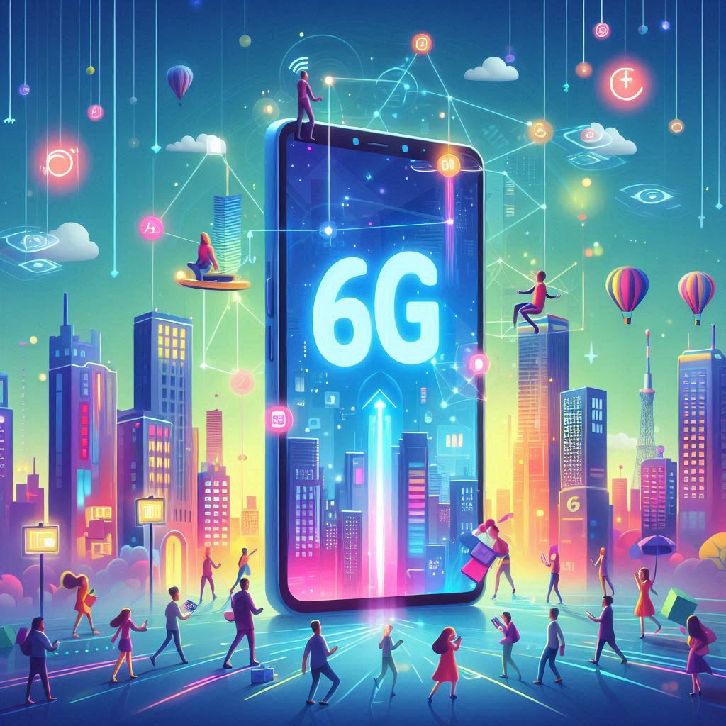 6G technology in cartoon style easyadsolution.in