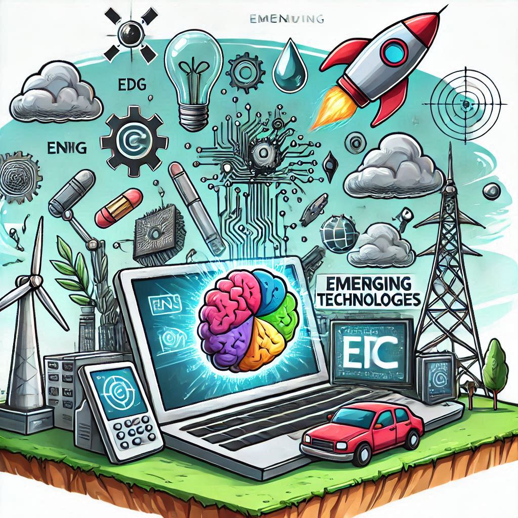 Emerging Technologies in cartoon style (1) easyadsoltuion.in