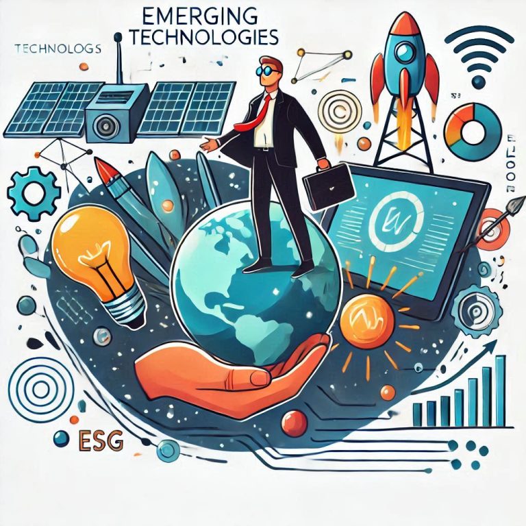 Emerging Technologies logo in cartoon style easyadsolution.in