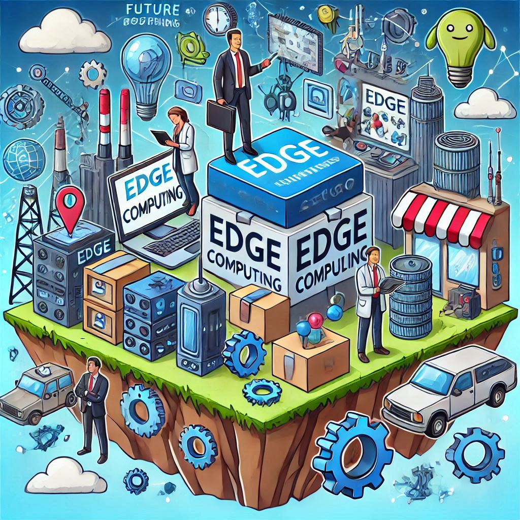 future prospects of edge computing in cartoon style easyadsolution.in