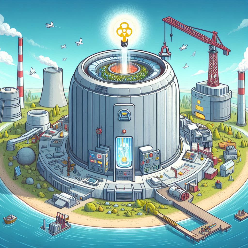 future prospects of small modular reactors in cartoon style easyadsolution.in