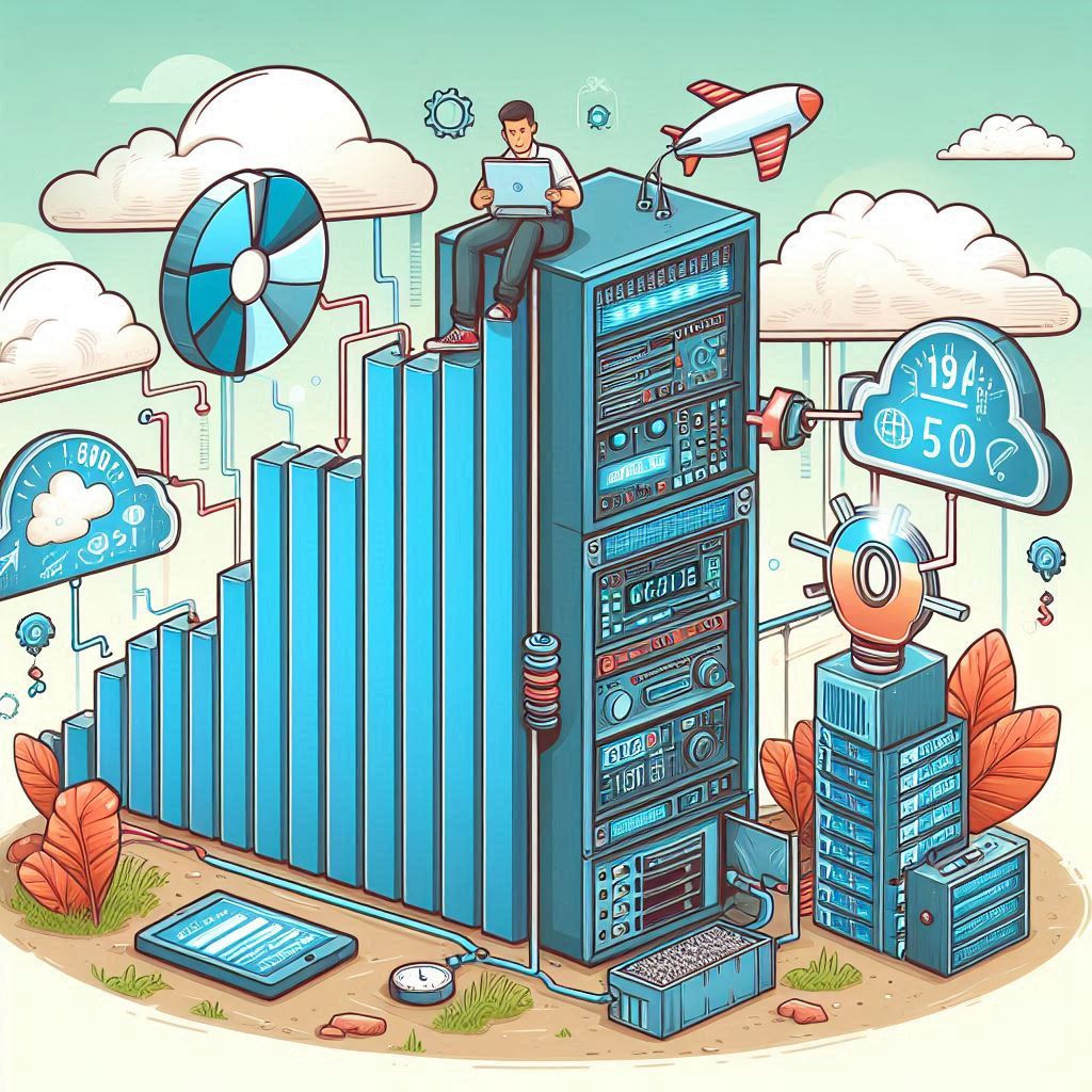 scalability and flexibility in edge computing in cartoon style easyadsolution.in