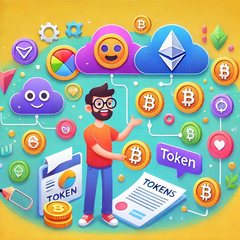 tokenization in cartoon style (2) easyadsolution.in