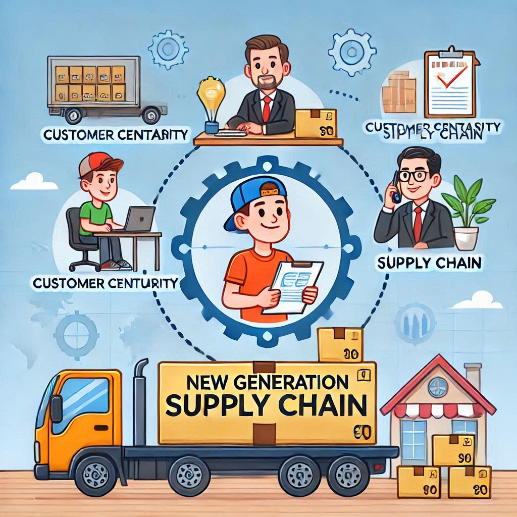 customer centricity of new generation supply chain in cartoon style (1) easyadsolution.in